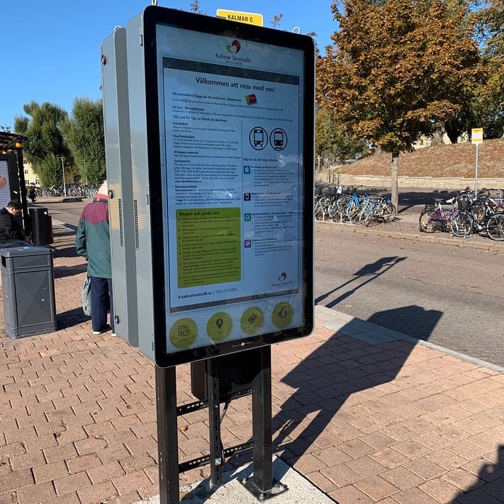 Förslag på en digital informationstavla